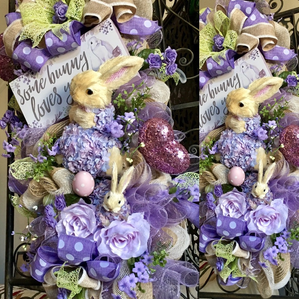 Valentines/Easter Wreath For Spring